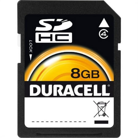 Image of Duracell DU-SD-8192-R 8 GB Class 4 SDHC