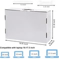 thumbnail image 3 of Laptop Box with Protection Foam, Cardboard Laptop Shipping Box Secure Mailer Boxes for up to 17.3 Inch Notebook Computer$$Office, 3 of 8
