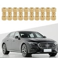 thumbnail image 2 of 10Pcs Brake Line Connector 1/4 5/16 3/8 Straight Brass Brake Line Compression Fitting Unions For OD Tubing Car Accessories, 2 of 9