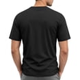 thumbnail image 5 of Hearthz Mens Henley Shirts 3 Button Short Sleeve Shirts for Men Basic Breathable Moisture Wicking Athletic Fit T-Shirt Men Black M, 5 of 7