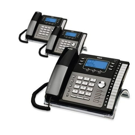 - RCA ViSys 25424RE1 4-Line Expandable System Phone with Call Waiting/Caller ID