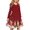 Christmas Red Plaid, variant on Arshiner Girls Long Sleeve Stretchy Dress A line Twirly Skater School Party Dress