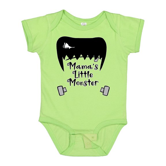 Inktastic Halloween Mama's Little Monster Frankenstein Boys or Girls Baby Bodysuit