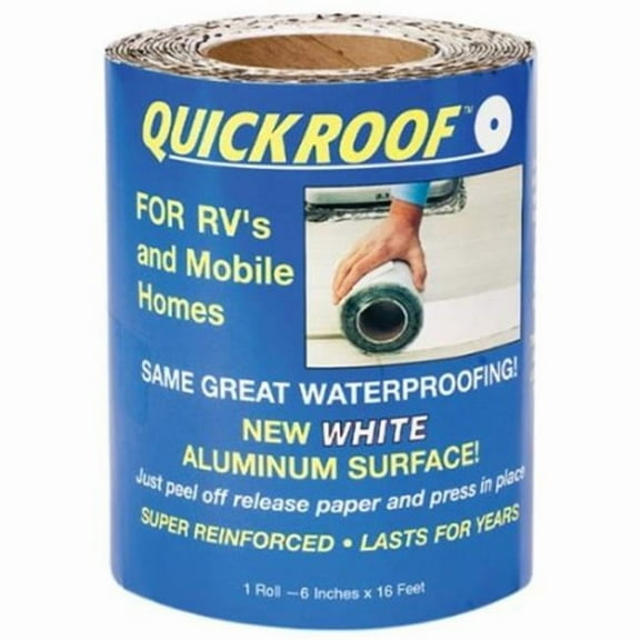 Cofair Prod WQR325 Quick Roof Tape White - 3 In. x 25 Ft.