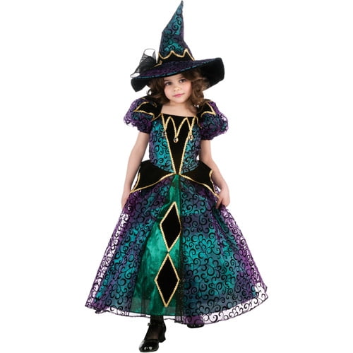 Radiant Witch Girls Dress Halloween Costume - Walmart.com