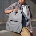 thumbnail image 1 of Mochila de viaje para mujer, mochila para portátil unisex, bolso de negocios para ordenador, mochila para estudiantes universitarios, mochila informal para senderismo, mochila para la escuela., 1 of 8