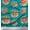 Teal Green, variant on Soimoi Cotton Duck Fabric Check & Tiger Face Animal Printed Fabric 1 Yard 42 Inch Wide