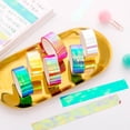 thumbnail image 3 of Guiexla Colorful Waterproof Adhesive Laser Tape DIY Scrapbooking Album Notebook Decor, 3 of 8