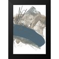 thumbnail image 2 of Goldberger, Jennifer 17x24 Black Modern Framed Museum Art Print Titled - Blue and Grey Swipe III, 2 of 5