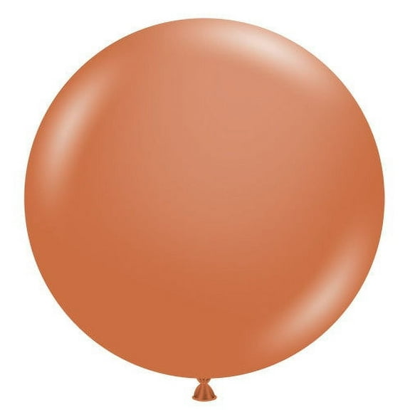 36 inch Tuftex Burnt Orange Latex Balloons (1 Pack) - Party Supplies Decorations