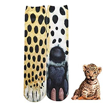 Creative Unisex Men Women Fun Socks 3D Print Animal Feet Pattern Novelty...