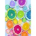 thumbnail image 1 of Pintura de diamantes (DB6335) Diamantes de imitación de naranjas coloridas Redondo completo 5D Imagen de pared de bricolaje 30x40cm FLhrweasw Nuevo, 1 of 1