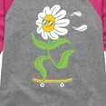 thumbnail image 3 of Instant Message - Flower Skater - Toddler And Youth Girls Raglan Graphic T-Shirt, 3 of 5