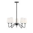 thumbnail image 2 of Trade Winds Lighting 5-Light Chandelier In Matte Black, 2 of 7