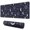 Dark Blue Sun-1, variant on Long Mouse Pads for Desk,Dark Blue Sun Moon Cloud Star Pattern Desk Mats on Top Of Desks, Desk Mouse Pad Extra Large with 3mm Non-Slip Base and Stitched Edge for Gaming,Office,Work,Home 31.5"x11.8"