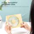 thumbnail image 4 of Dopebox Desk Fan Portable Fan Rechargeable, Handfan Portable Fan, Portable Camping Fan, Portable Fan for Desk, Suitable for Traveling Office (Blue), 4 of 7