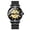 Black Steel-Black Surface, variant on Men's watch, mechanical watch, skeleton watch, fully automatic mechanical watch, luminous, stylish, steel band, men's waterproof watch