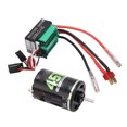 thumbnail image 3 of Motor eléctrico 540 con escobillas y conector T de 65 A ESC de alta torsión, resistente al agua, para coche de escalada RC de 45T., 3 of 14