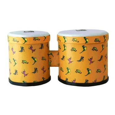 Toca Freestyle 2 Lightweight Bongos, 5" Macho, 6" Hembra, 6" Tall, PVC Construction with Fiber-style