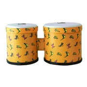 Toca Freestyle 2 Lightweight Bongos, 5" Macho, 6" Hembra, 6" Tall, PVC Construction with Fiber-style