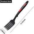 thumbnail image 2 of Silicone Flexible Fork, Heat-Resistant Cooking Fork Tools Dishwasher Safe Kitchen Fork Kitchen Non S, 2 of 5