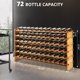 thumbnail image 2 of Estantes Modulares Apilables para 72 Botellas, 6 Niveles, Estantes de Bambú para Vino y Licor, Mueblería para Barra y Gabinete, 2 of 6