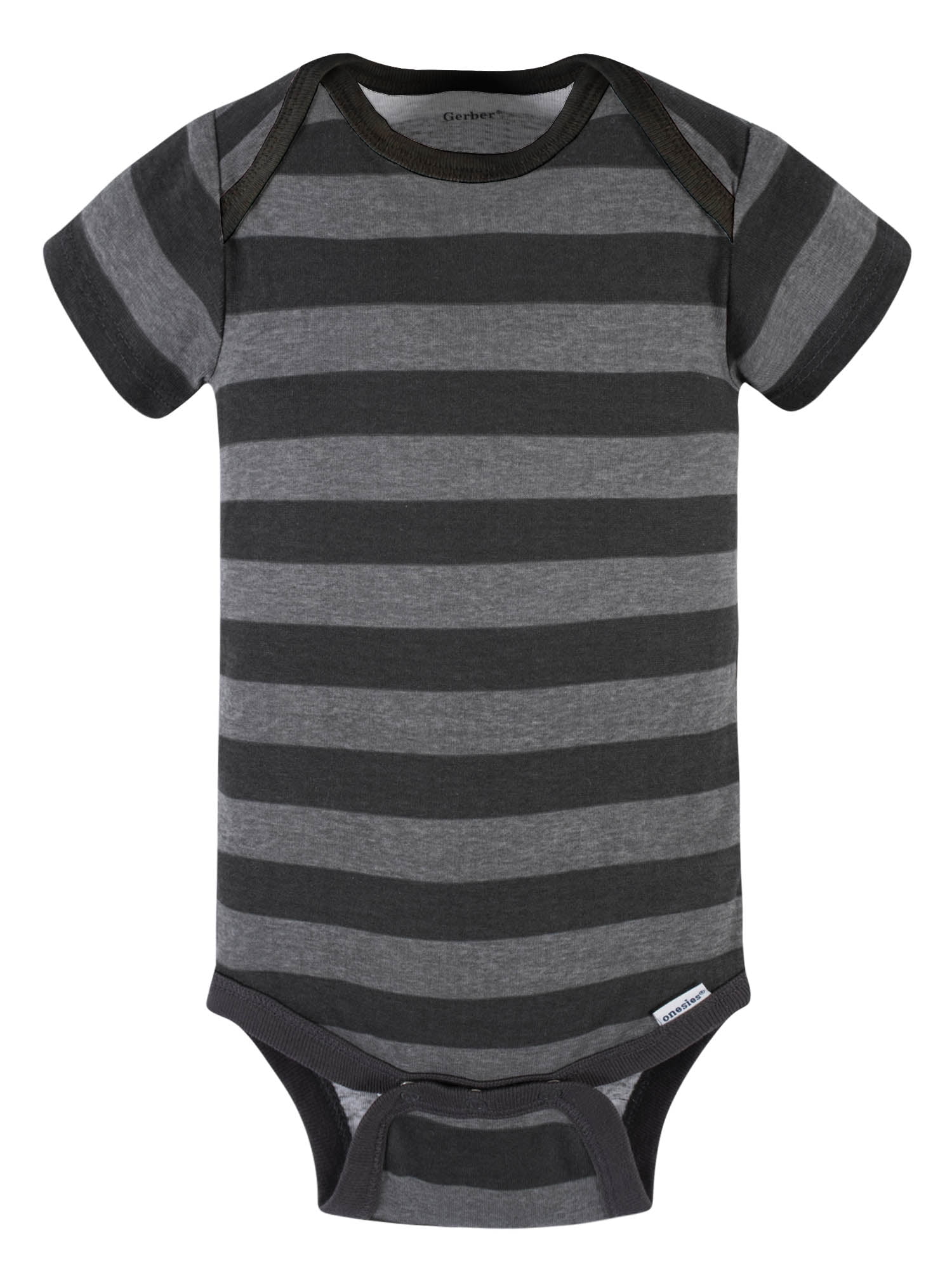 Gerber Baby Boy Short Sleeve Onesie Bodysuits, 5-Pack (Preemie-24 Months)