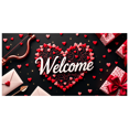 thumbnail image 1 of Welcome Heart Design Valentine's Day Celebration Banner Party Decorations Backdrop Romantic Theme Love Props Photography Event Gift, 1 of 4