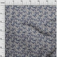 thumbnail image 3 of oneOone Silk Tabby Blue Fabric Floral Dress Material Fabric Print Fabric By The Yard 42 Inch Wide, 3 of 5