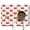 White-8, variant on Nautical Starfish and Seashells Dog Food Mat – Tropical Beach Sea Life Pet Feeding Mat 24x32, Absorbent Non-Slip Quick Dry Washable Waterproof Floor Mat for Dogs and Cats