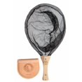 thumbnail image 2 of Handy Pak Net Fly Fishing Foldable Gear Teak Wood With Leather Pouch HPTB Shallow Catch and Release, 2 of 4