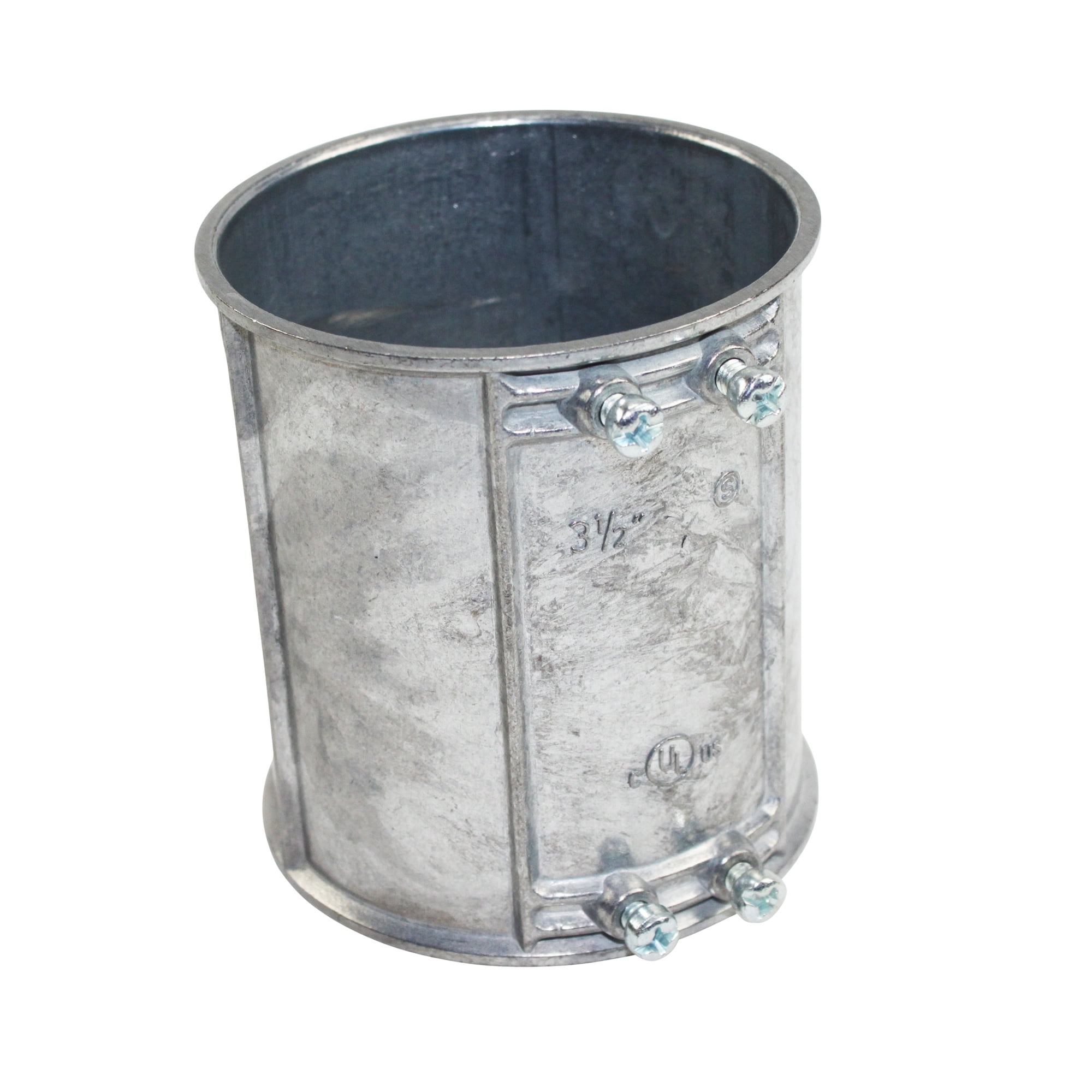 Cooper CrouseHinds 468Dc 3 1/2" Emt Zinc Set Screw Coupling; Pack Of 8