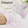 thumbnail image 3 of Palm Leaves Pink Body Pillow Cover 20 x 60 Inch Decorative Pillow Cover Summer Botanical Coastal Tropical Lumbar Pillowcase Seasonal Rectangle Cushion Case for Couch Sofa Bed Living Room, 3 of 9