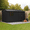 Black, variant on Mintazer 12×10 Ft All-Weather Metal Outdoor Storage Shed with Goods Shelves, Large Garden Tool Storage Building with Window for Backyard Lawn Patio, Brown