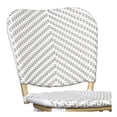 thumbnail image 7 of Furniture of America Adino Aluminum Patio Bar Chair in Gray (Set of 2), 7 of 7
