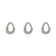 thumbnail image 5 of Collar bohemio Qarigey Vintage cadena gruesa colgantes decoración Blanco, 5 of 6