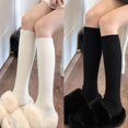 thumbnail image 3 of Ruifaya Calcetines de invierno para mujer Calcetines de invierno a rayas súper suaves estilo universitario hasta la pantorrilla κβ δ⭐, 3 of 6