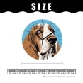 thumbnail image 2 of 12 Inch Wall Clock Battery Operated Silent Clock Decorative for Office, Kitchen, Outdoor, Living Room，Basset Hound Dog Art, 2 of 5