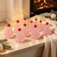 thumbnail image 2 of Ouuluon Set of 10 Luminous Mini Figurines, Glow in Dark Resin Tabletop Ornaments for Holiday Party Decor, 2 of 6