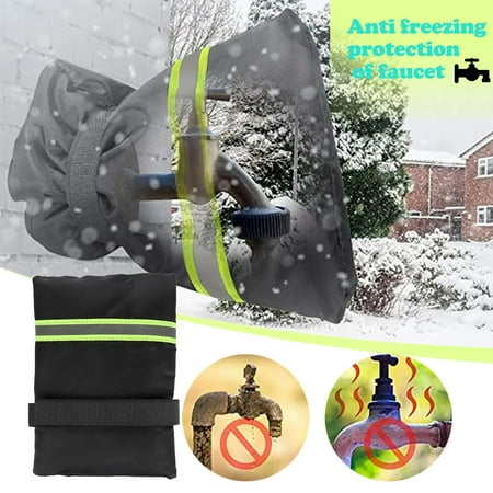 

Faucet Kitchen Winter Faucet Protective Cover Icing Insulation Cover Outdoor Crack Protective Bag 2PCS