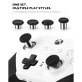 thumbnail image 4 of 10 IN 1 Metal Replacement Thumbsticks for Xbox Elite Controller Series 2 Core, Includes 4 Swap Magnetic Joysticks, 4 Paddles, 1 Standard D-Pads, Accessories Parts for Xbox One Elite 2,purple, 4 of 10