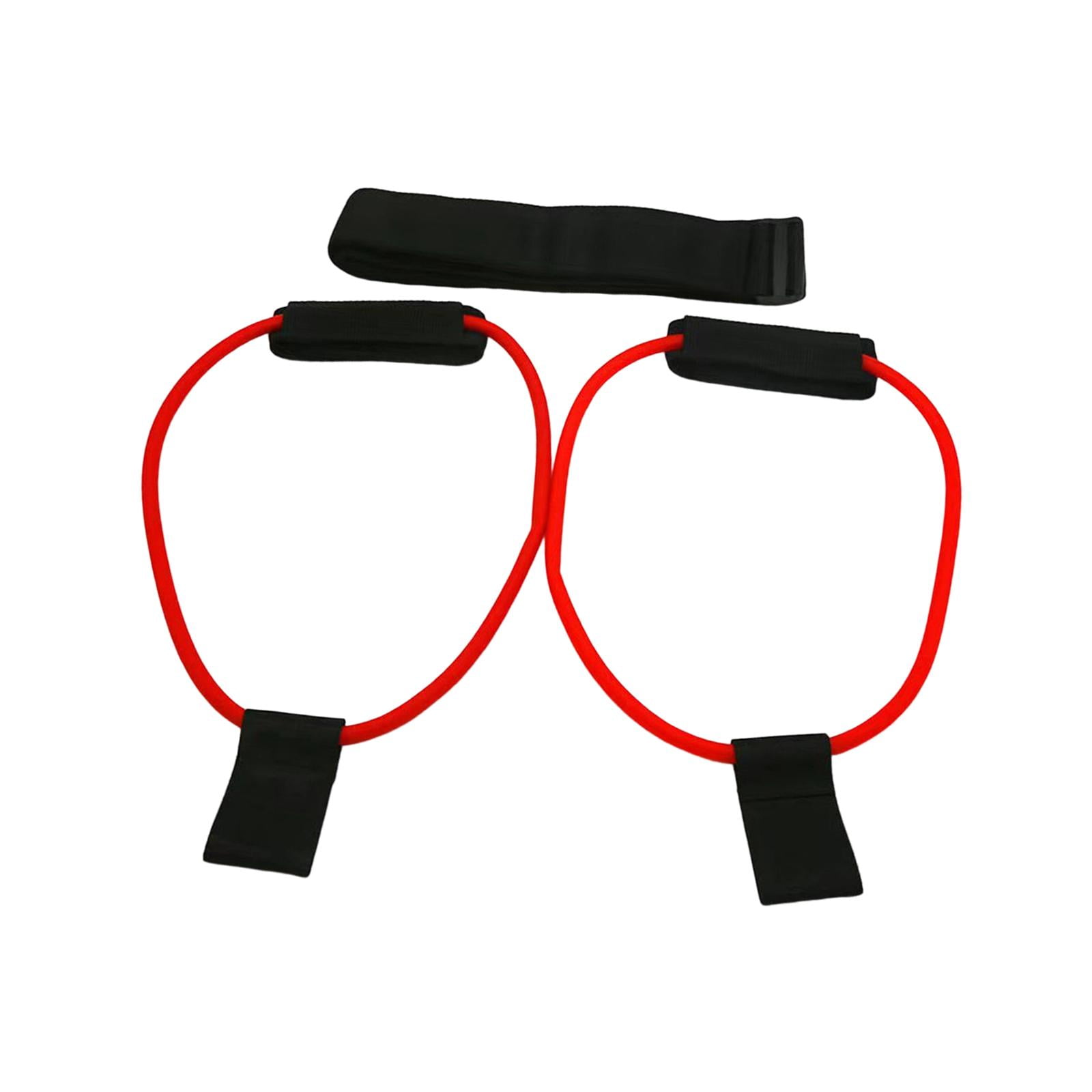 DimyFew Booty Belt, Resistance Bands Fitness Bootie Belt Women Leg Trainer Workout Bands Red 30 Lbs