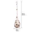 thumbnail image 2 of Halloween Spider Egg Sack Lights, 3.2 Foot Hanging Web Decoration with Black Spider and Battery-Powered LEDs, Outdoor Porch Tree Fence Accent, Haunted House Party Decor (Orange), 2 of 5