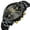 Black Gold Black, variant on Fashion Business Mens Watches with Stainless Steel Waterproof Chronograph Quartz Watch for Men,Auto Date