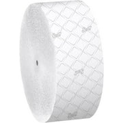 Scott Coreless High-Capacity Jumbo Roll Toilet Paper (07006), with Elevated Design, 2-Ply, White, (1,150'/Roll, 12 Rolls/Case, 13,800'/Case) Scott Essential Only