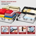 thumbnail image 4 of SUOCO Travel Vacuum Storage Bags with Rechargeable Electric Pump, Compression Space Saver Bags for Luggage Travel, 15 Combo, 4 of 5
