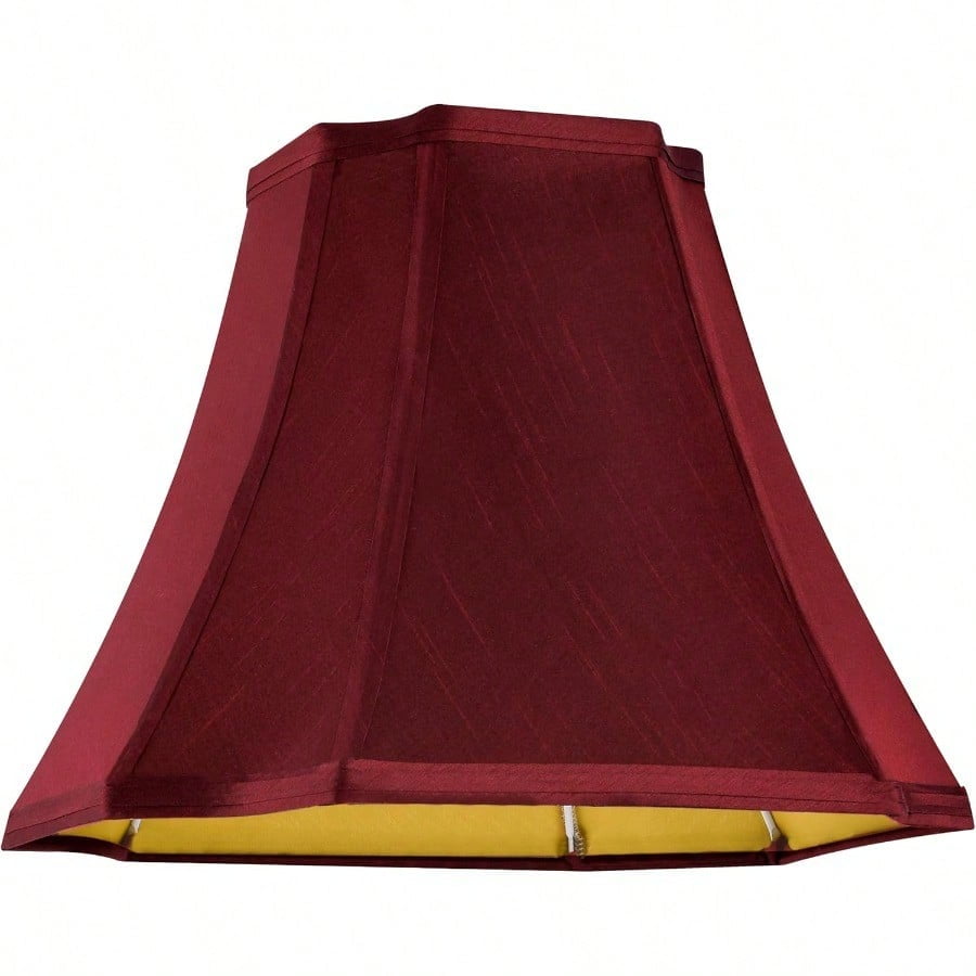 13.2 Medium Bury Lampshades RedSquare Cut Corner Lamp Shades for Floor and Table Lamps 6.5x13.2x10.6 Bury Natural Lampshade Replacement Easy Assembly Required Set of 2