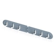 thumbnail image 3 of Dalazy Coat Rack Holder Wall Mounted Hat Key Hooks Hanger Hanging Storage Organizer for Bathroom Kitchen, ABS, Gray, 3 of 8