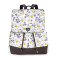 thumbnail image 1 of Balery Daisies Flowers Mochila de Cuero para Mujeres, Gran Capacidad, Bolsa de Viaje Multifuncional, Mochila de Cuero y Bolsa de Hombro para Mujeres, 1 of 4