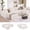 Beige, variant on Weture 135.4" Modular Sectional Sofa, Cloud Couch with Deep Seat, Corduroy U-Shaped Boneless Couch with 6 Seat, Black